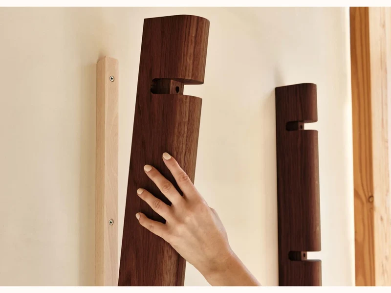 Étagère murale en bois massif BAOBAB - 2 tablettes