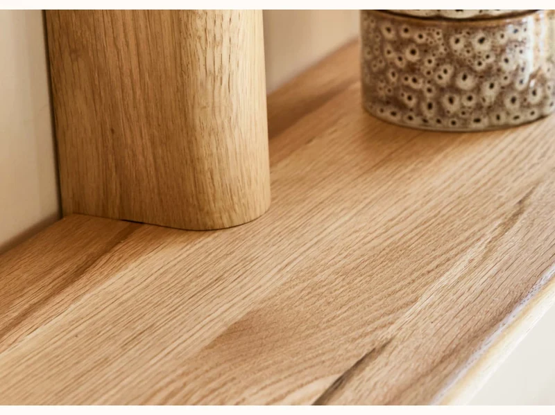 Étagère murale en bois massif BAOBAB - 2 tablettes