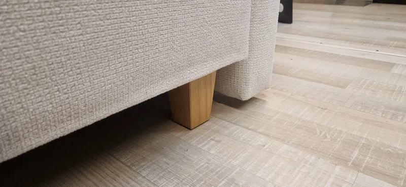 Boxspringbett 180x210 cm – Stoff Beige – weich – mit Gel Topper – Ausstellungsstück