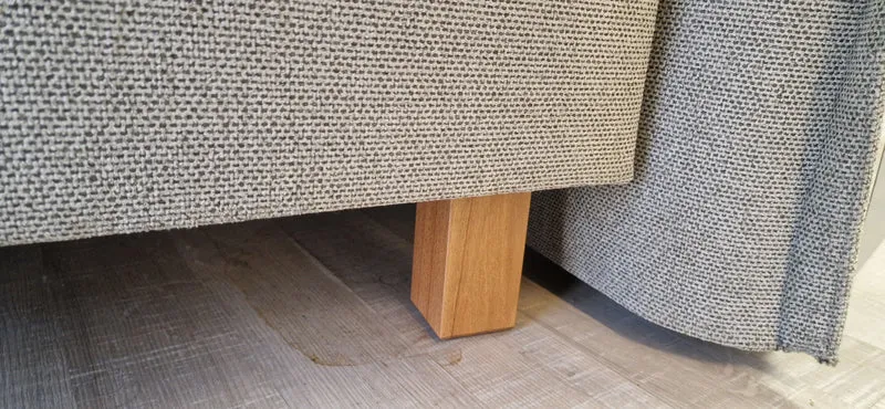 Boxspringbett Rousseau 180x200 cm – mit Bettbank – Stoff Grün – Ausstellungsstück