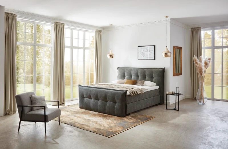 Boxspringbett Rousseau – KeyWest KeyCollection (nach Maß)