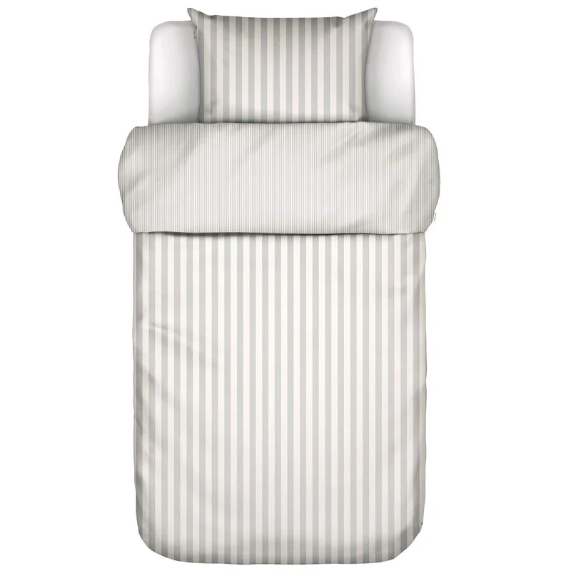 Marc O´Polo Classic Stripe Silver Satin Bettwäsche