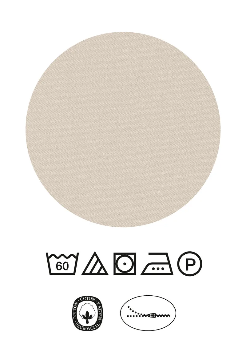 Castell Baumwoll Satin Bettwäsche – Taupe (0601102)