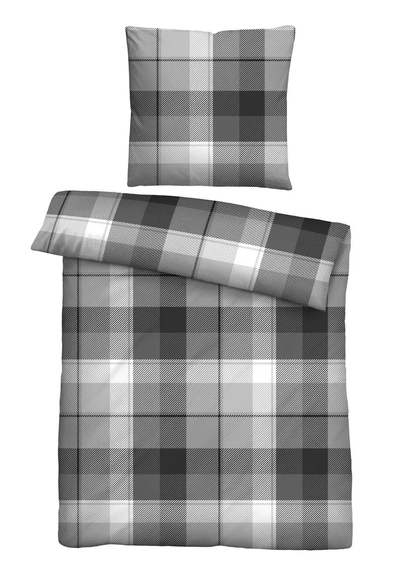 Castell Mikrofaser Bettwäsche – Titanium (0561126)
