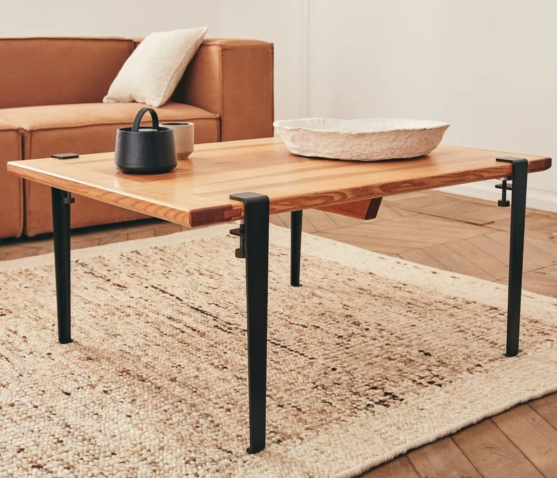 Table basse en bois massif ÉOS- Kipli x TIPTOE