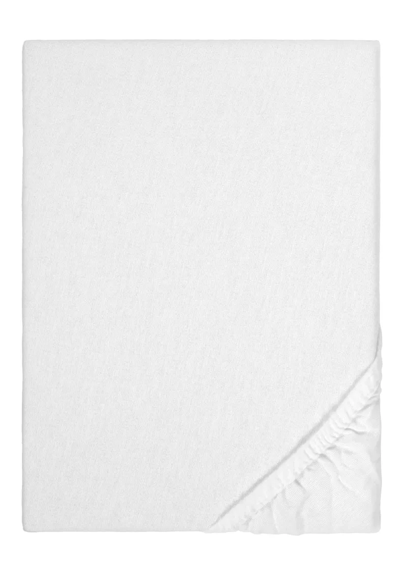 Sleep & Protect Stretchmolton Spannbetttuch – Weiss (0808421)
