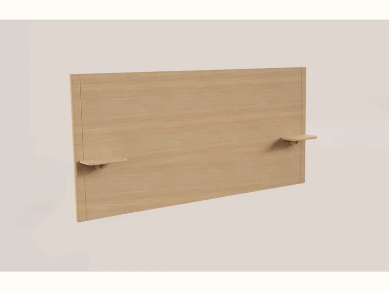 Tête de lit large avec tablettes Étang