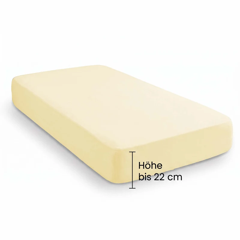 biberna Frottee-Stretch Spannbetttuch (0012344)