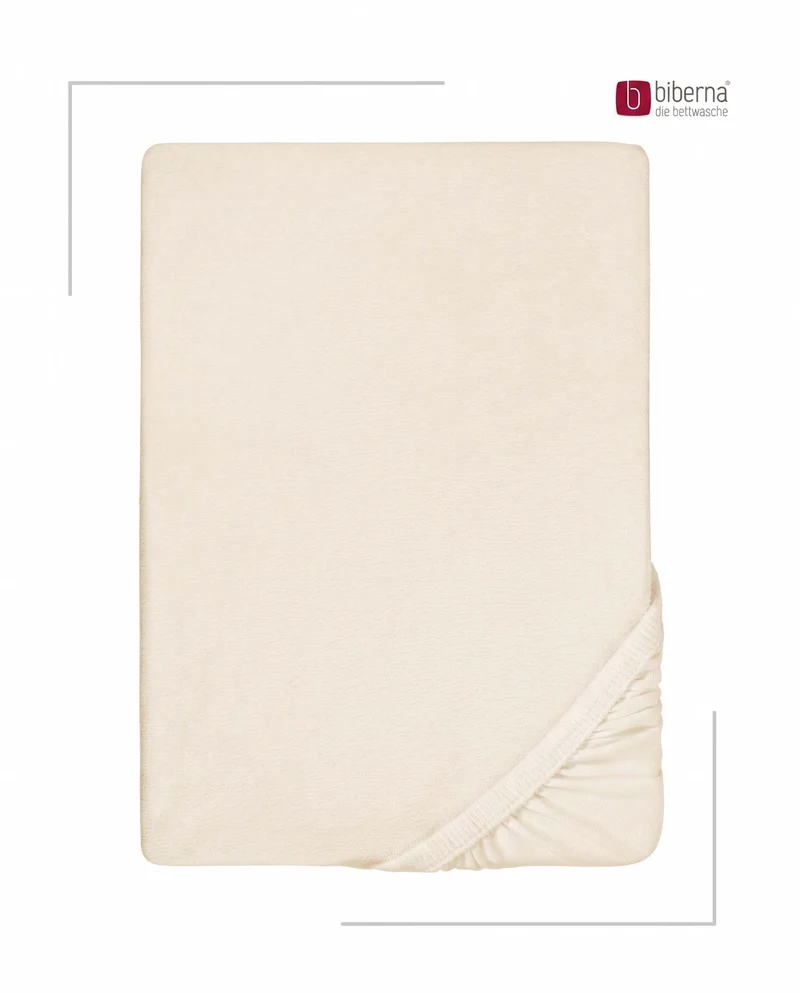 biberna Frottee-Stretch Spannbetttuch (0012344)