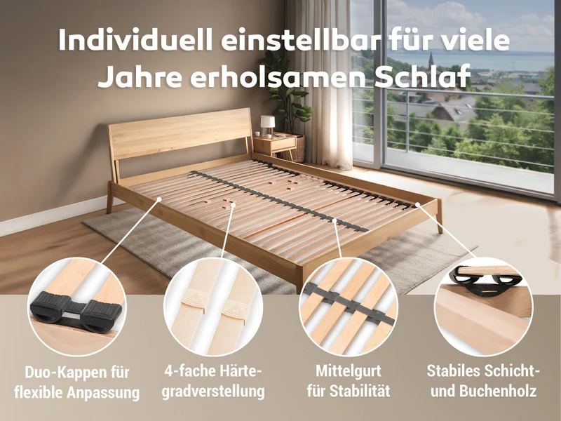 Betten-ABC Madera Bettkasten Lattenrost