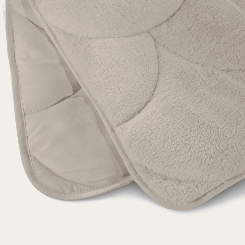 Wasbaar All Season Dekbed | Teddy Wave | Taupe