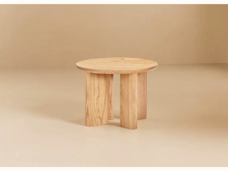 Table basse en bois ronde BAOBAB - 60 cm