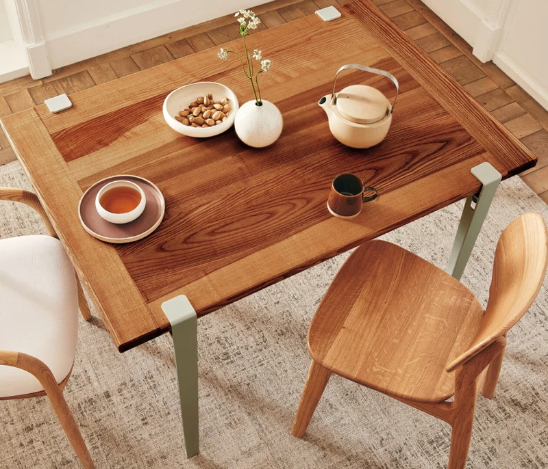 Table à manger en bois massif ÉOS - Kipli x TIPTOE