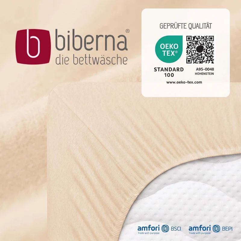 biberna Feinbiber Spannbetttuch (0002744)