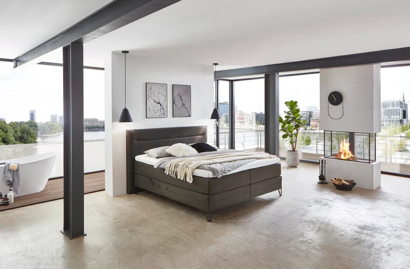 Boxspringbett Mondriaan – KeyWest KeyCollection (nach Maß)