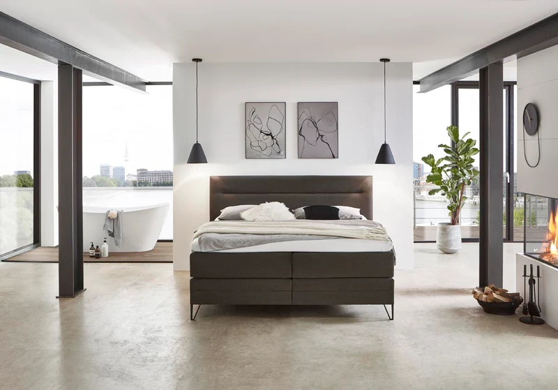 Boxspringbett Mondriaan – KeyWest KeyCollection (nach Maß)