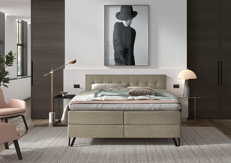 Boxspringbett Van Gogh – KeyWest KeyCollection (nach Maß)