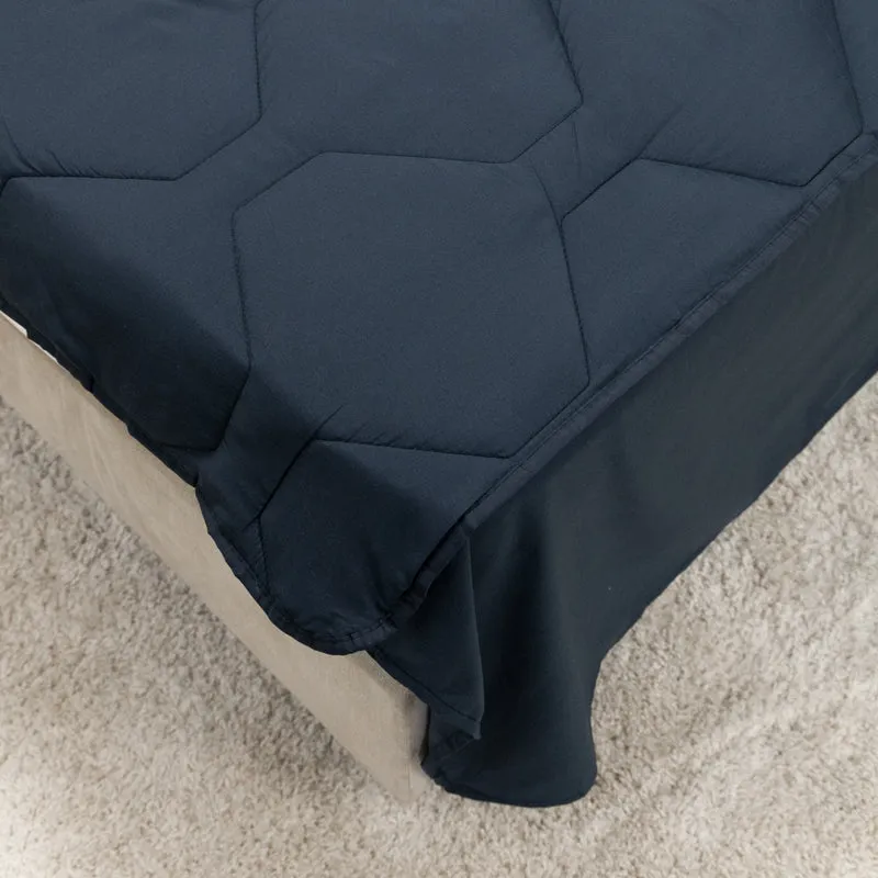 Wasbaar All Season Dekbed | Original | Dark Blue | Instopstrook