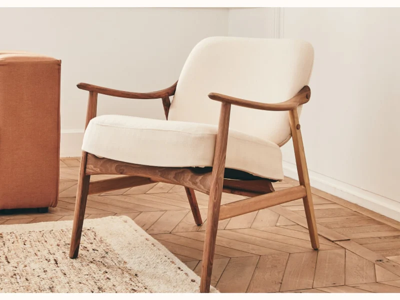 Fauteuil en bois LYRA