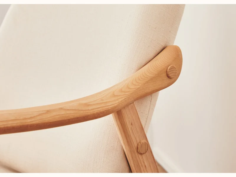 Fauteuil en bois LYRA
