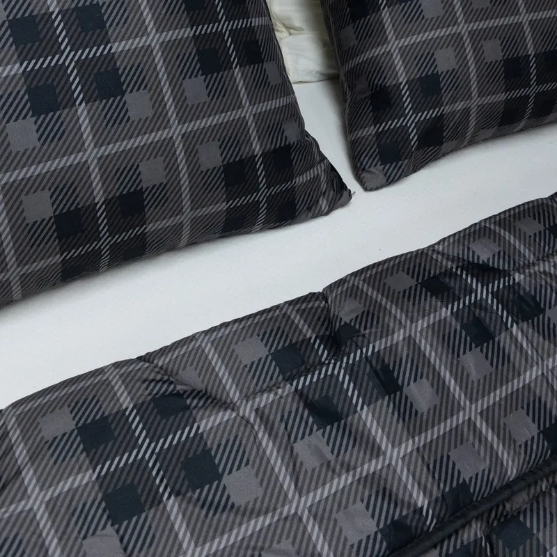 Wasbaar All Season Dekbed | Original Prints | Grey Tartan