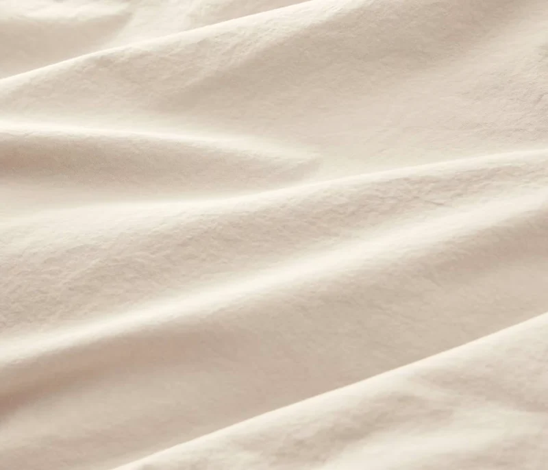 Drap housse en coton lavé