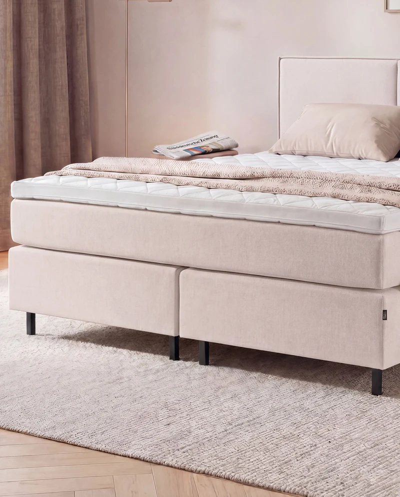 Boxspringbett River – mit Bettkasten oder elektrisch verstellbar