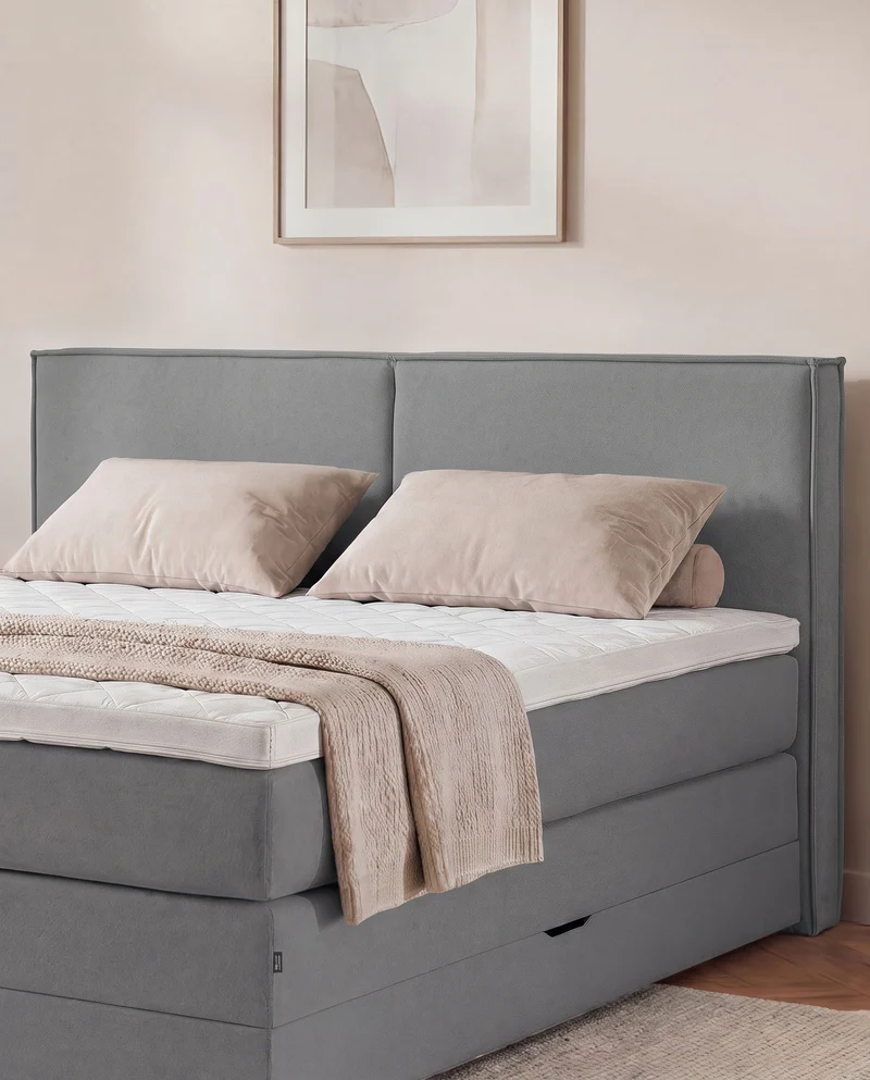 Boxspringbett River – mit Bettkasten oder elektrisch verstellbar