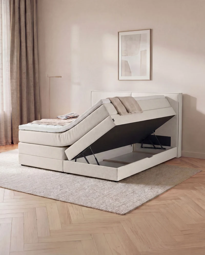 Boxspringbett River – mit Bettkasten oder elektrisch verstellbar