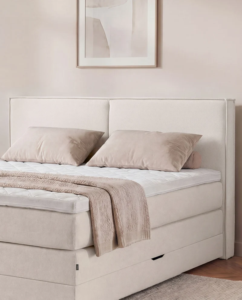 Boxspringbett River – mit Bettkasten oder elektrisch verstellbar