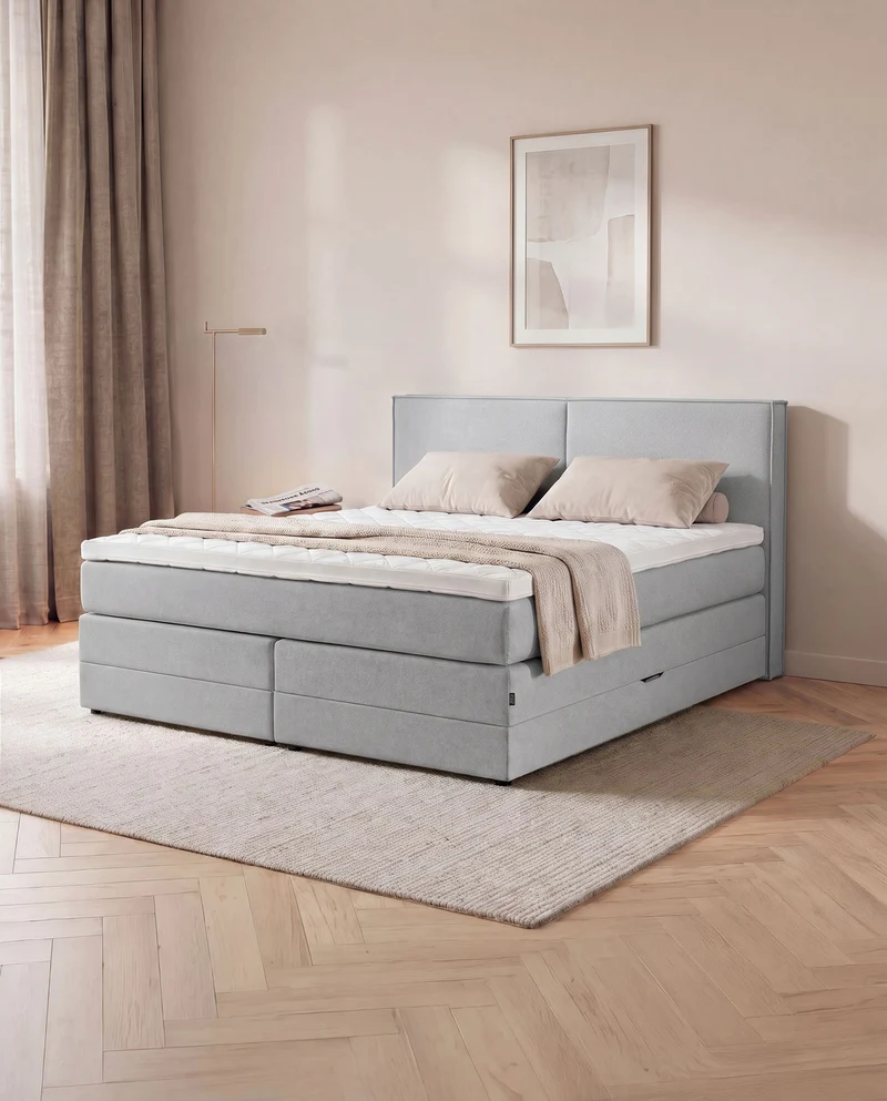 Boxspringbett River – mit Bettkasten oder elektrisch verstellbar