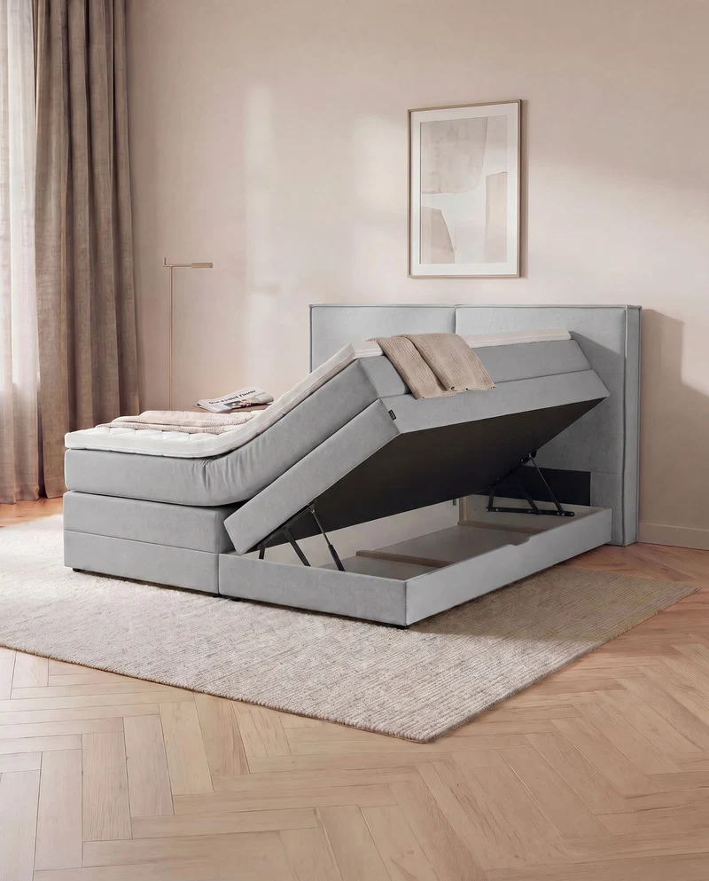 Boxspringbett River – mit Bettkasten oder elektrisch verstellbar