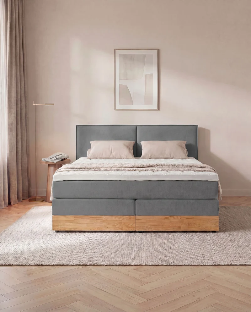 Boxspringbett River – mit Bettkasten oder elektrisch verstellbar
