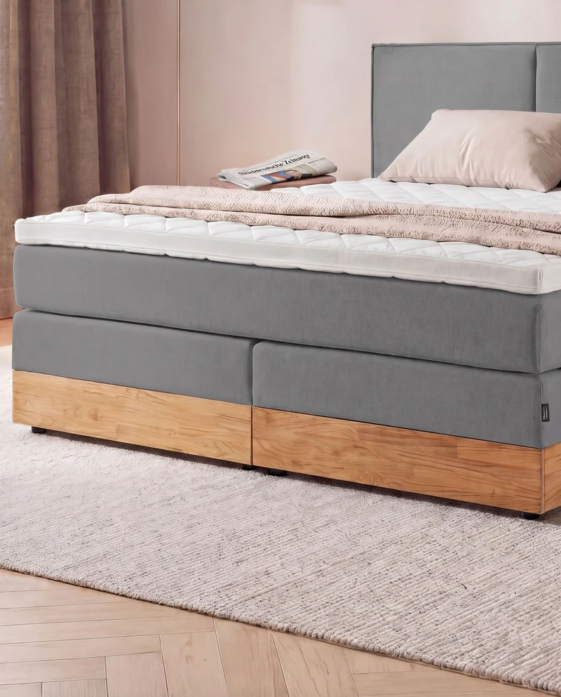 Boxspringbett River – mit Bettkasten oder elektrisch verstellbar
