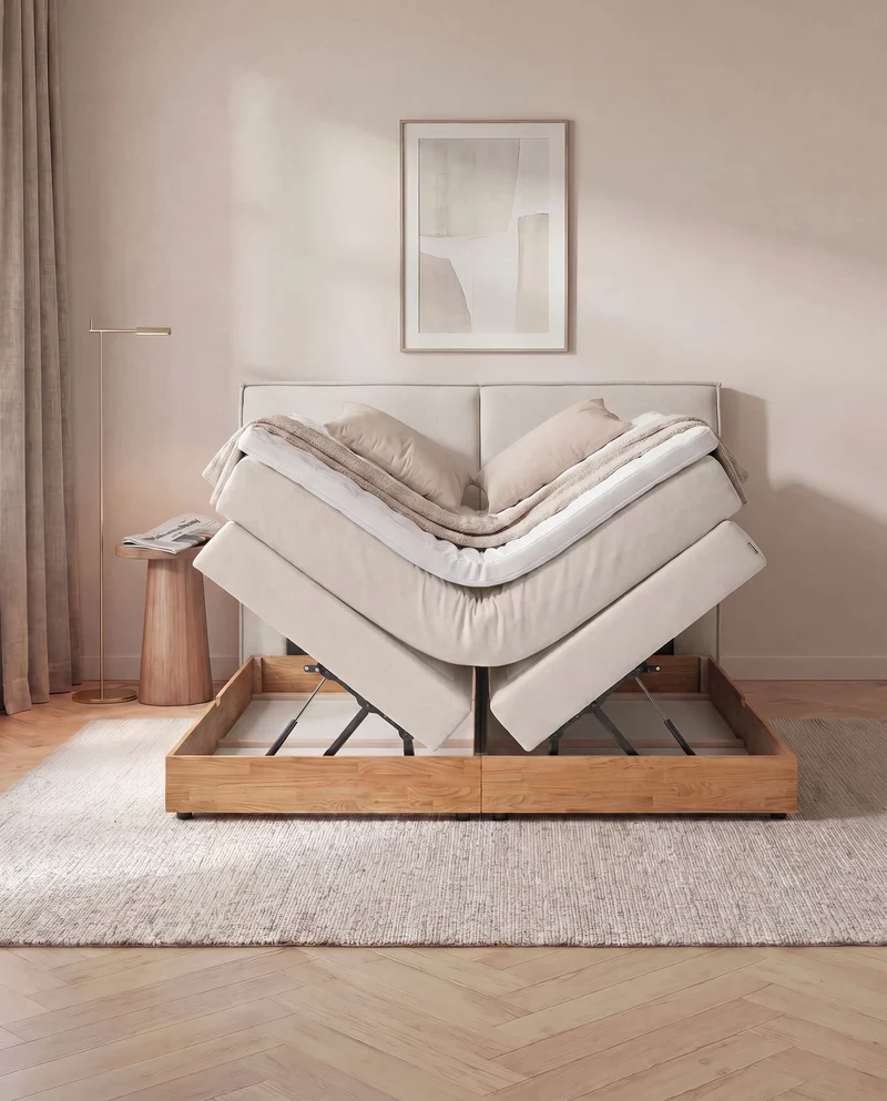 Boxspringbett River – mit Bettkasten oder elektrisch verstellbar