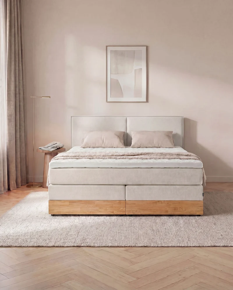 Boxspringbett River – mit Bettkasten oder elektrisch verstellbar