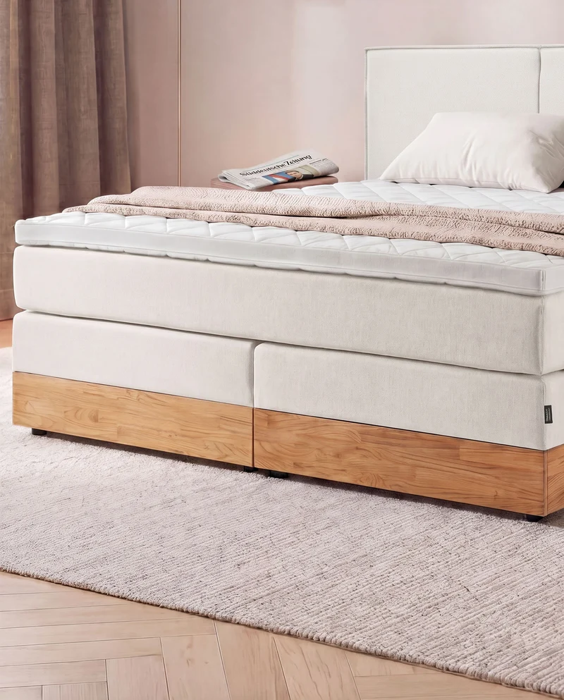 Boxspringbett River – mit Bettkasten oder elektrisch verstellbar
