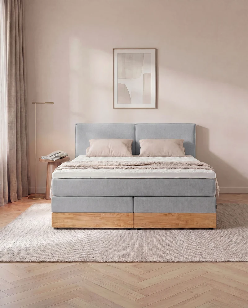 Boxspringbett River – mit Bettkasten oder elektrisch verstellbar