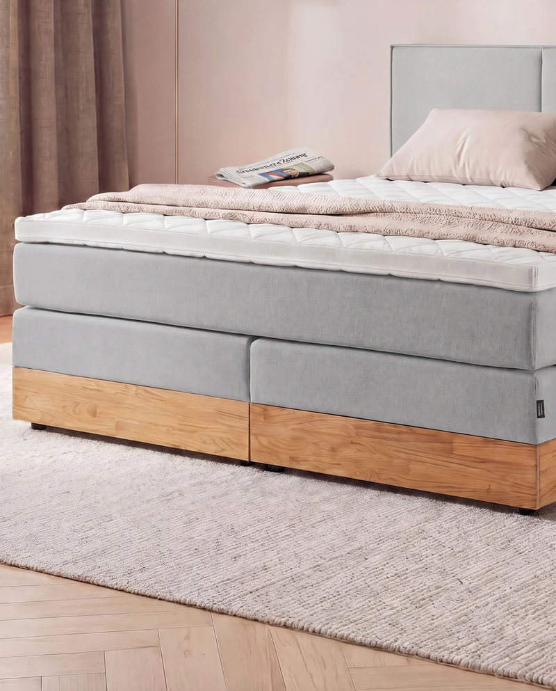 Boxspringbett River – mit Bettkasten oder elektrisch verstellbar