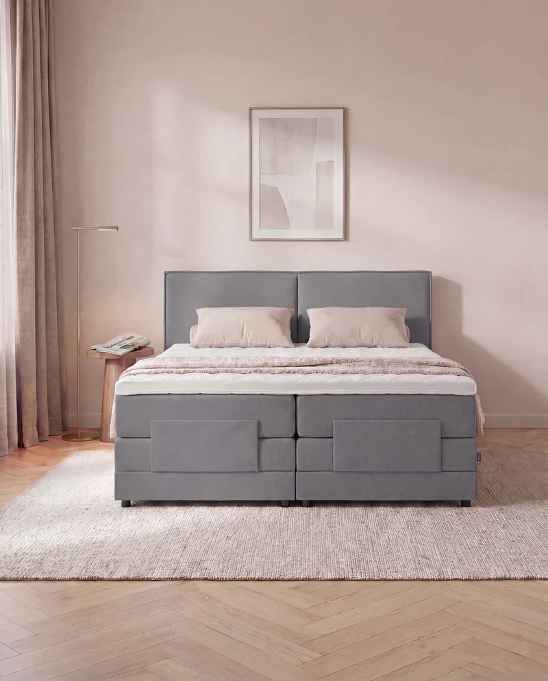 Boxspringbett River – mit Bettkasten oder elektrisch verstellbar