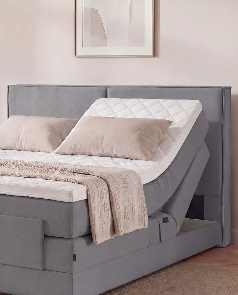 Boxspringbett River – mit Bettkasten oder elektrisch verstellbar
