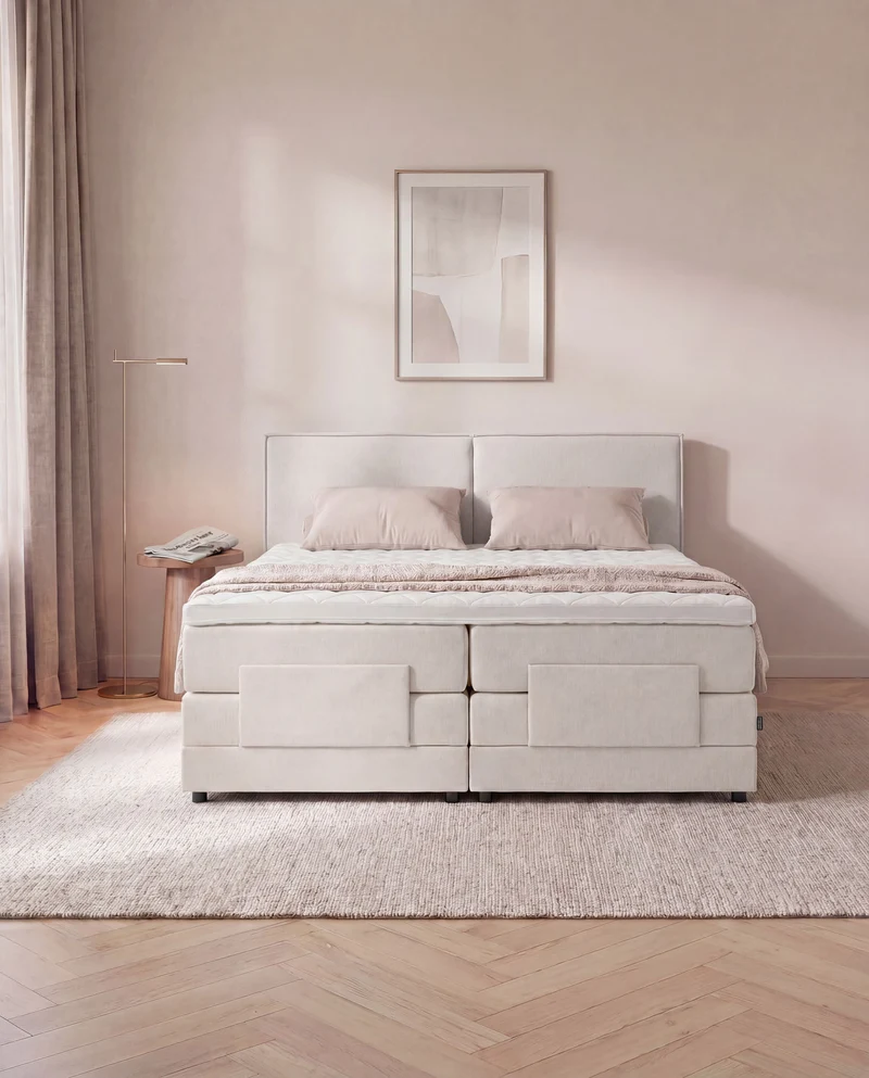 Boxspringbett River – mit Bettkasten oder elektrisch verstellbar