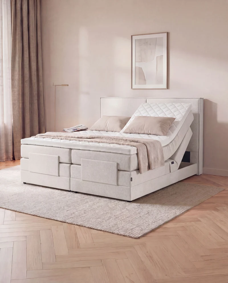 Boxspringbett River – mit Bettkasten oder elektrisch verstellbar