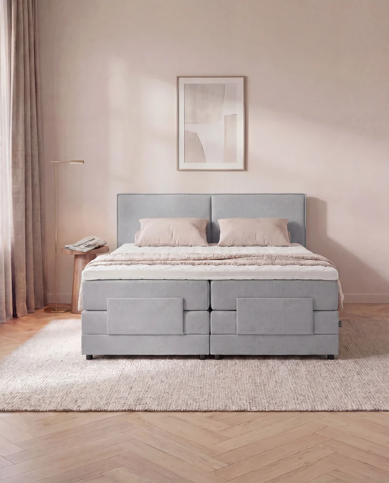 Boxspringbett River – mit Bettkasten oder elektrisch verstellbar