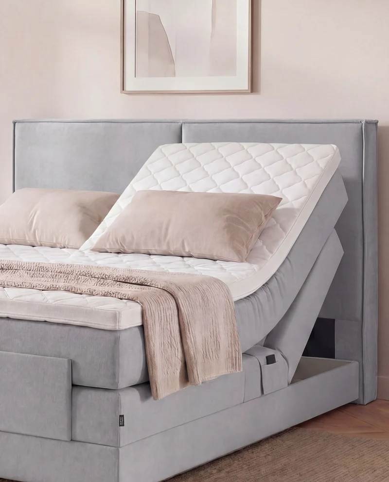Boxspringbett River – mit Bettkasten oder elektrisch verstellbar