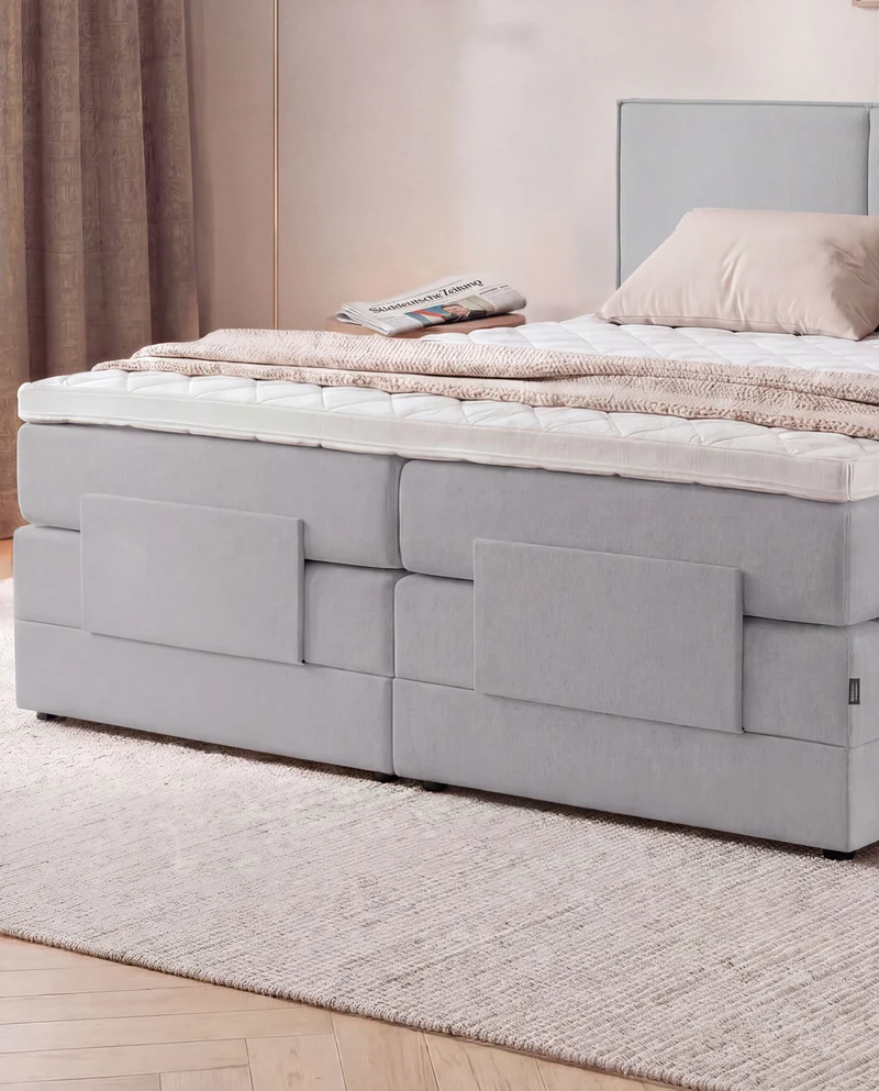Boxspringbett River – mit Bettkasten oder elektrisch verstellbar