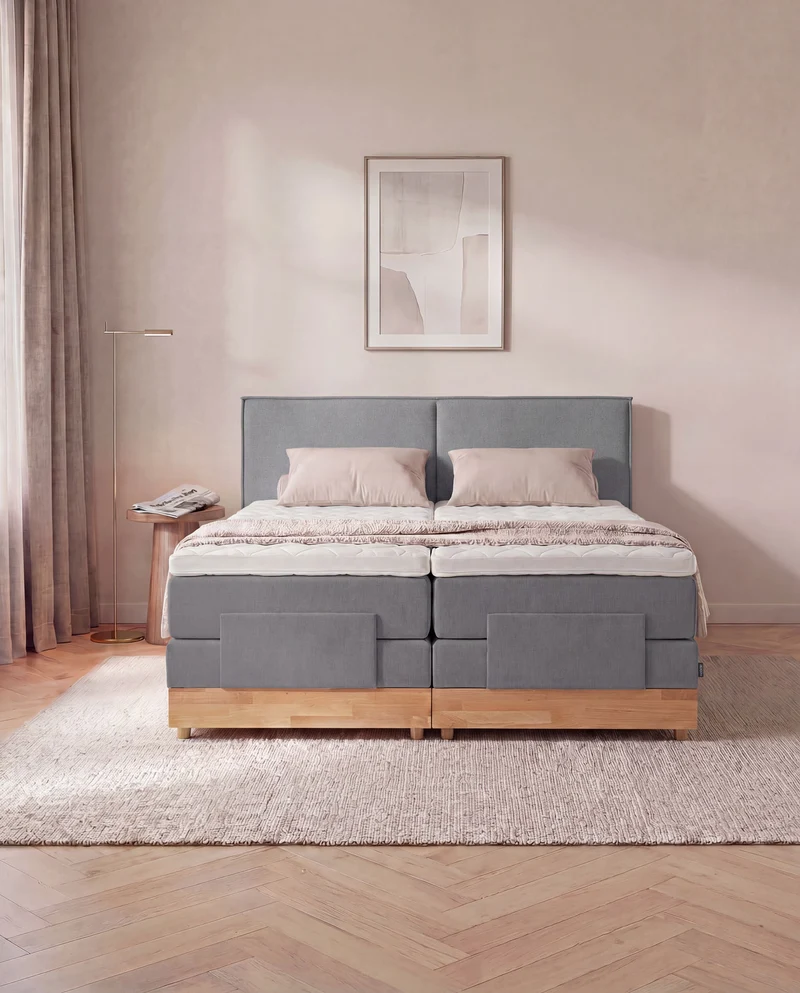 Boxspringbett River – mit Bettkasten oder elektrisch verstellbar