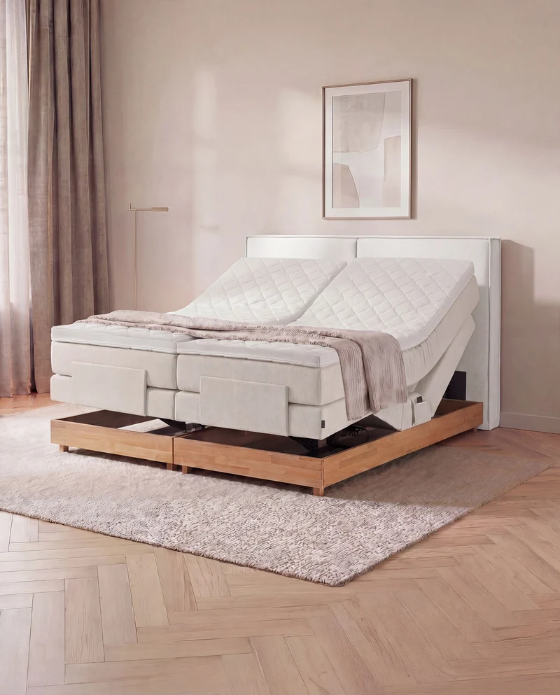 Boxspringbett River – mit Bettkasten oder elektrisch verstellbar