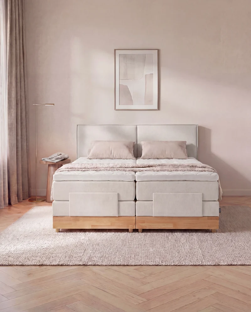 Boxspringbett River – mit Bettkasten oder elektrisch verstellbar