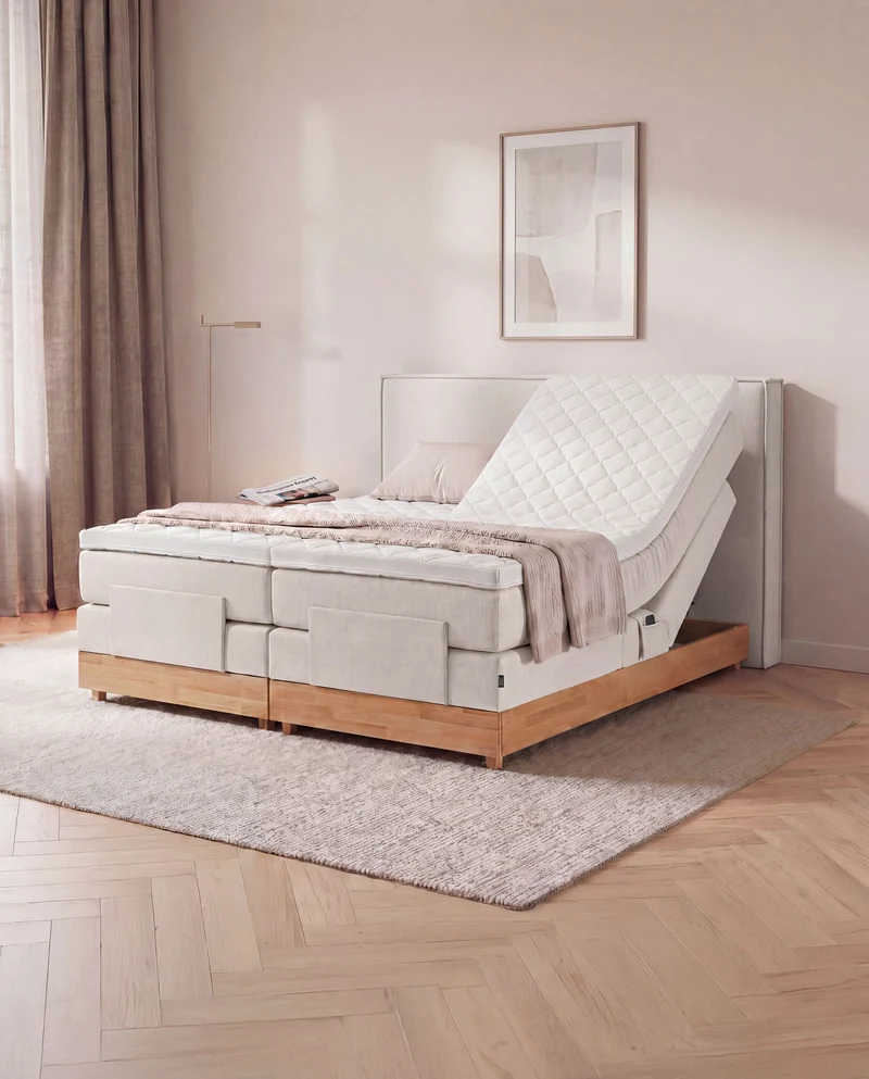 Boxspringbett River – mit Bettkasten oder elektrisch verstellbar